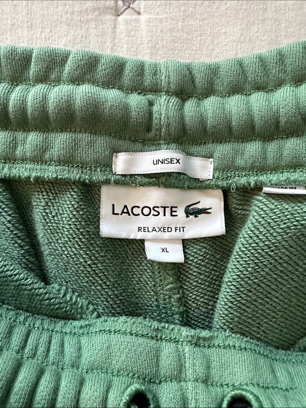 Lacoste Sage Green Logo Joggers - Picture 4 of 8
